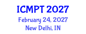 International Conference on Mycotoxins, Phycotoxins and Toxicology (ICMPT) February 24, 2027 - New Delhi, India International Conference on Mycotoxins, Phycotoxins and Toxicology (ICMPT) February 24, 2027 - New Delhi, India