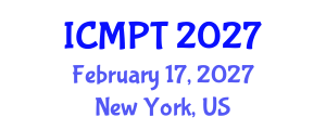 International Conference on Mycotoxins, Phycotoxins and Toxicology (ICMPT) February 17, 2027 - New York, United States International Conference on Mycotoxins, Phycotoxins and Toxicology (ICMPT) February 17, 2027 - New York, United States