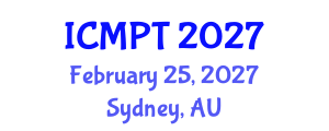 International Conference on Mycotoxins, Phycotoxins and Toxicology (ICMPT) February 25, 2027 - Sydney, Australia International Conference on Mycotoxins, Phycotoxins and Toxicology (ICMPT) February 25, 2027 - Sydney, Australia
