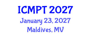 International Conference on Mycotoxins, Phycotoxins and Toxicology (ICMPT) January 23, 2027 - Maldives, Maldives International Conference on Mycotoxins, Phycotoxins and Toxicology (ICMPT) January 23, 2027 - Maldives, Maldives
