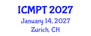 International Conference on Mycotoxins, Phycotoxins and Toxicology (ICMPT) January 14, 2027 - Zurich, Switzerland International Conference on Mycotoxins, Phycotoxins and Toxicology (ICMPT) January 14, 2027 - Zurich, Switzerland