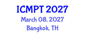 International Conference on Mycotoxins, Phycotoxins and Toxicology (ICMPT) March 08, 2027 - Bangkok, Thailand International Conference on Mycotoxins, Phycotoxins and Toxicology (ICMPT) March 08, 2027 - Bangkok, Thailand