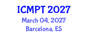 International Conference on Mycotoxins, Phycotoxins and Toxicology (ICMPT) March 04, 2027 - Barcelona, Spain International Conference on Mycotoxins, Phycotoxins and Toxicology (ICMPT) March 04, 2027 - Barcelona, Spain