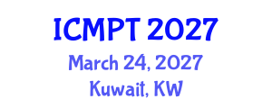 International Conference on Mycotoxins, Phycotoxins and Toxicology (ICMPT) March 24, 2027 - Kuwait, Kuwait International Conference on Mycotoxins, Phycotoxins and Toxicology (ICMPT) March 24, 2027 - Kuwait, Kuwait