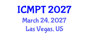 International Conference on Mycotoxins, Phycotoxins and Toxicology (ICMPT) March 24, 2027 - Las Vegas, United States International Conference on Mycotoxins, Phycotoxins and Toxicology (ICMPT) March 24, 2027 - Las Vegas, United States