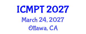 International Conference on Mycotoxins, Phycotoxins and Toxicology (ICMPT) March 24, 2027 - Ottawa, Canada International Conference on Mycotoxins, Phycotoxins and Toxicology (ICMPT) March 24, 2027 - Ottawa, Canada
