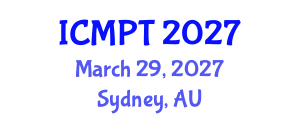 International Conference on Mycotoxins, Phycotoxins and Toxicology (ICMPT) March 29, 2027 - Sydney, Australia International Conference on Mycotoxins, Phycotoxins and Toxicology (ICMPT) March 29, 2027 - Sydney, Australia