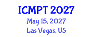 International Conference on Mycotoxins, Phycotoxins and Toxicology (ICMPT) May 15, 2027 - Las Vegas, United States International Conference on Mycotoxins, Phycotoxins and Toxicology (ICMPT) May 15, 2027 - Las Vegas, United States