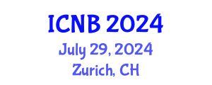 International Conference on Nano and Biomaterials (ICNB) July 29, 2024 - Zurich, Switzerland