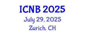 International Conference on Nano and Biomaterials (ICNB) July 29, 2025 - Zurich, Switzerland