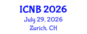 International Conference on Nano and Biomaterials (ICNB) July 29, 2026 - Zurich, Switzerland