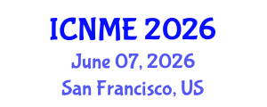 International Conference on Nano and Materials Engineering (ICNME) June 07, 2026 - San Francisco, United States