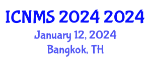 International Conference on Nano and Materials Science (ICNMS 2024) January 12, 2024 - Bangkok, Thailand International Conference on Nano and Materials Science (ICNMS 2024) January 12, 2024 - Bangkok, Thailand