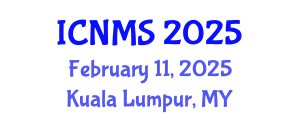 International Conference on Nano and Materials Science (ICNMS) February 11, 2025 - Kuala Lumpur, Malaysia