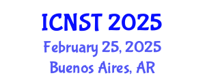 International Conference on Nano Science and Technology (ICNST) February 25, 2025 - Buenos Aires, Argentina