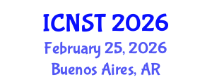 International Conference on Nano Science and Technology (ICNST) February 25, 2026 - Buenos Aires, Argentina