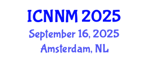 International Conference on Nanobiosensors, Nanomaterials and Microfluidics (ICNNM) September 16, 2025 - Amsterdam, Netherlands