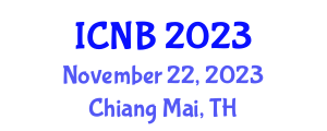 International Conference on Nanomaterials and Biomaterials (ICNB) November 22, 2023 - Chiang Mai, Thailand International Conference on Nanomaterials and Biomaterials (ICNB) November 22, 2023 - Chiang Mai, Thailand