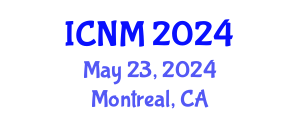 International Conference on Nanomaterials (ICNM) May 23, 2024 - Montreal, Canada