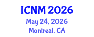 International Conference on Nanomaterials (ICNM) May 24, 2026 - Montreal, Canada