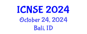 International Conference on Nanomaterials Science and Engineering (ICNSE) October 24, 2024 - Bali, Indonesia