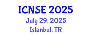 International Conference on Nanomaterials Science and Engineering (ICNSE) July 29, 2025 - Istanbul, Turkey