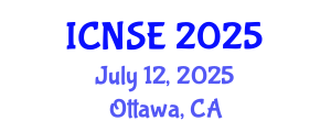 International Conference on Nanomaterials Science and Engineering (ICNSE) July 12, 2025 - Ottawa, Canada