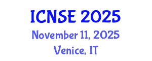 International Conference on Nanomaterials Science and Engineering (ICNSE) November 11, 2025 - Venice, Italy