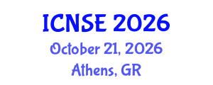 International Conference on Nanomaterials Science and Engineering (ICNSE) October 21, 2026 - Athens, Greece