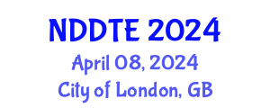 International Conference on Nanomedicine, Drug Delivery, and Tissue Engineering (NDDTE) April 08, 2024 - City of London, United Kingdom
