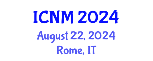 International Conference on Nanoscale Magnetism (ICNM) August 22, 2024 - Rome, Italy