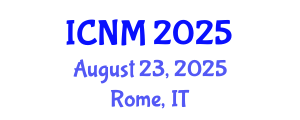 International Conference on Nanoscale Magnetism (ICNM) August 23, 2025 - Rome, Italy