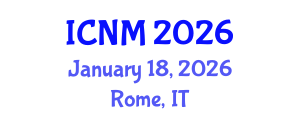 International Conference on Nanoscale Magnetism (ICNM) January 18, 2026 - Rome, Italy