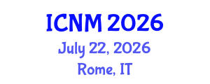 International Conference on Nanoscale Magnetism (ICNM) July 22, 2026 - Rome, Italy