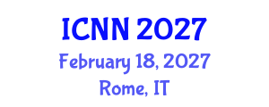 International Conference on Nanoscience and Nanotechnology (ICNN) February 18, 2027 - Rome, Italy International Conference on Nanoscience and Nanotechnology (ICNN) February 18, 2027 - Rome, Italy