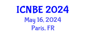 International Conference on Nanotechnologies and Biomedical Engineering (ICNBE) May 16, 2024 - Paris, France