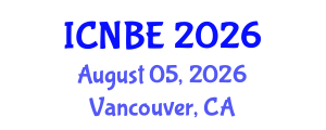 International Conference on Nanotechnologies and Biomedical Engineering (ICNBE) August 05, 2026 - Vancouver, Canada