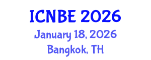 International Conference on Nanotechnologies and Biomedical Engineering (ICNBE) January 18, 2026 - Bangkok, Thailand