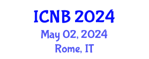 International Conference on Nanotechnology and Biosensors (ICNB) May 02, 2024 - Rome, Italy