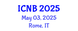 International Conference on Nanotechnology and Biosensors (ICNB) May 03, 2025 - Rome, Italy