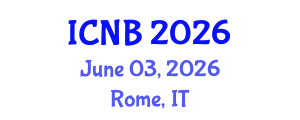 International Conference on Nanotechnology and Biosensors (ICNB) June 03, 2026 - Rome, Italy