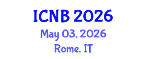 International Conference on Nanotechnology and Biosensors (ICNB) May 03, 2026 - Rome, Italy