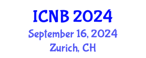 International Conference on Nanotechnology and Biotechnology (ICNB) September 16, 2024 - Zurich, Switzerland