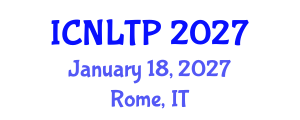 International Conference on Nanotechnology and Low Temperature Physics (ICNLTP) January 18, 2027 - Rome, Italy International Conference on Nanotechnology and Low Temperature Physics (ICNLTP) January 18, 2027 - Rome, Italy
