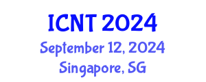 International Conference on Nanotechnology and Therapeutics (ICNT) September 12, 2024 - Singapore, Singapore