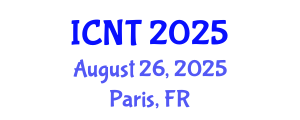 International Conference on Nanotechnology and Therapeutics (ICNT) August 26, 2025 - Paris, France
