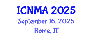 International Conference on Nanotechnology Materials and Applications (ICNMA) September 16, 2025 - Rome, Italy