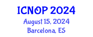 International Conference on Nanotechnology, Optoelectronics and Photonics (ICNOP) August 15, 2024 - Barcelona, Spain