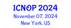 International Conference on Nanotechnology, Optoelectronics and Photonics (ICNOP) November 07, 2024 - New York, United States