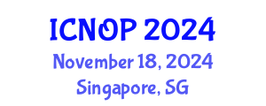International Conference on Nanotechnology, Optoelectronics and Photonics (ICNOP) November 18, 2024 - Singapore, Singapore